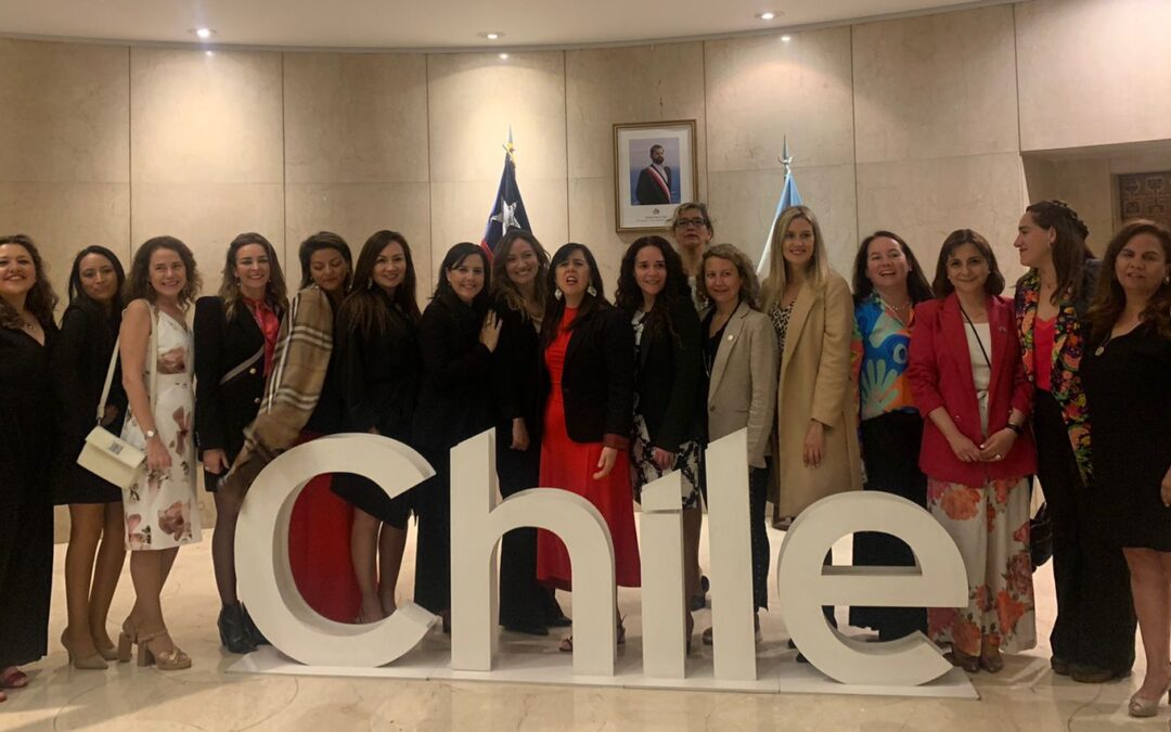 Imagen de la delegación chilena